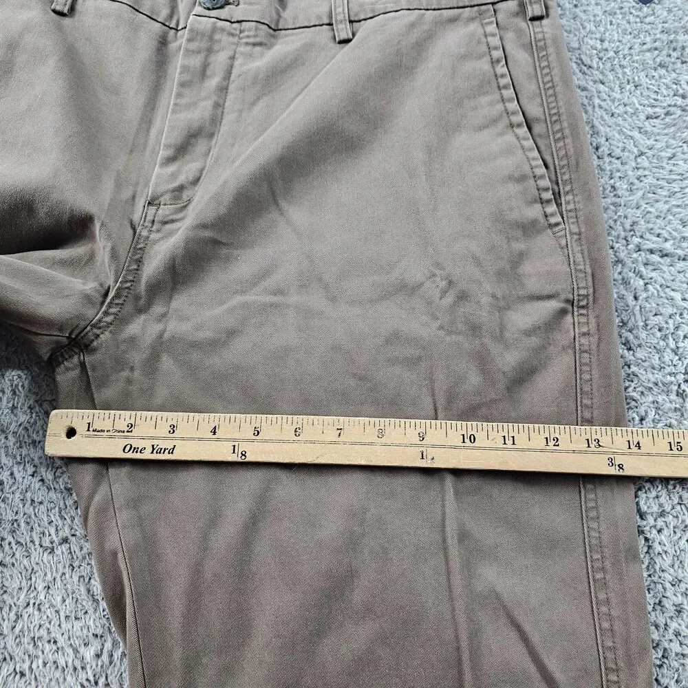 Joseph Abboud Pants 40x29 Khaki Brown Chino Comfort Stretch Preppy Casual NWT